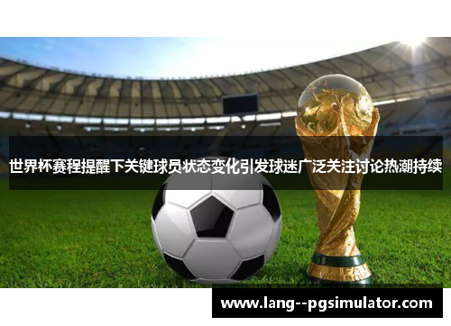 世界杯赛程提醒下关键球员状态变化引发球迷广泛关注讨论热潮持续